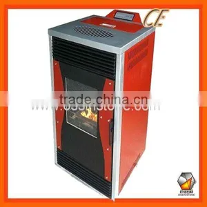Wood Pellet Fireplace With Water Boiler thumbnail-1