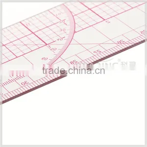 Kearing Inch & Metric Scale 2'' * 24'' & 60cm PVC Quilting Straight Grading Ruler for Sewing Plastic Rulers# 8097 thumbnail-4