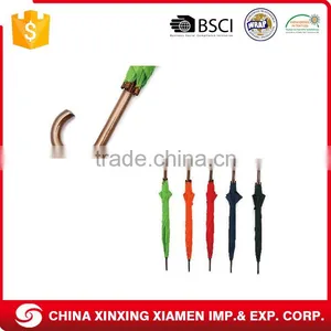 High Quality Outdoor Straight Wooden Custom Umbrella thumbnail-2