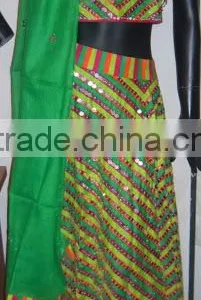 Designer Hand Beaded Lehenga Choli thumbnail-1