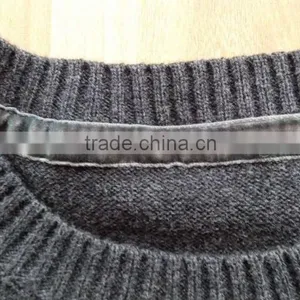 High Quality Kids Children 100% Pure Cotton Plain Elbow Patch Sweater(DK22F) thumbnail-5