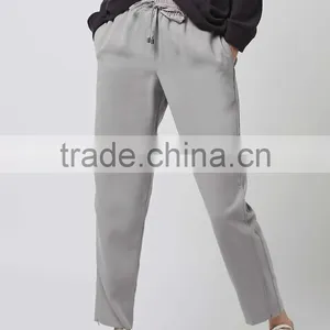 Women Casual Thin Summer Elastic Waistband Joggers, Bottoms Cropped Pant thumbnail-2