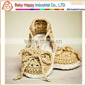 Elegant Nice Design Hot Sales Girl Free Knitting Pattern Baby Shoes thumbnail-1