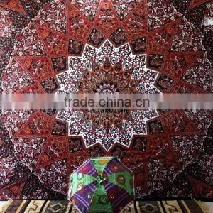 Hippie Tapestry Mandala Tapestry Wall Hanging thumbnail-1