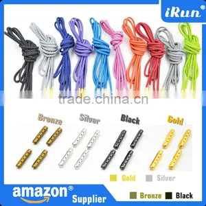Stylish Metal for Yeezy Style Aglets Shoelace Tips DIY Replacement - Premium Gold Metal Tippings - DIY Shoe Lace Tips thumbnail-1