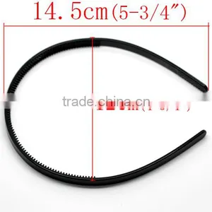 Newest Mixed Plastic Teeth Hair Band Headbands thumbnail-3