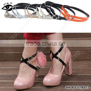 Removable Shoes Straps Detachable Shoe Strap Adjustable Leather Straps With Adjustable Buckle Shoes Accessories 12 Colors thumbnail-1