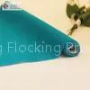 Blue Plain / Flocked 100gms Knitted Velvet Upholstery Fabric for Furniture or Sofa thumbnail-1