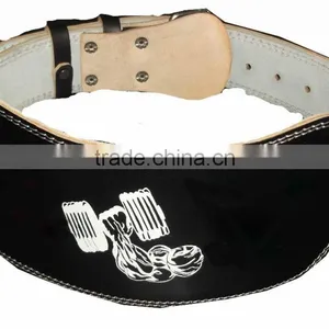 Custom 6" Leather Belt /Gym Leather Belt /weight Lifting Belts thumbnail-1