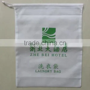 Cotton Gym Bag Polycotton Laundry Bag String Storage Bag thumbnail-5