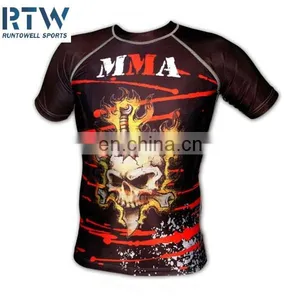 Custom Men's Sublimation Mma Rash Guard thumbnail-2