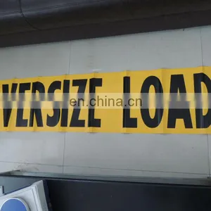 84 x 18" Oversize/Wide Load Vinyl Sign Banner w/ Bungee Cords" thumbnail-1