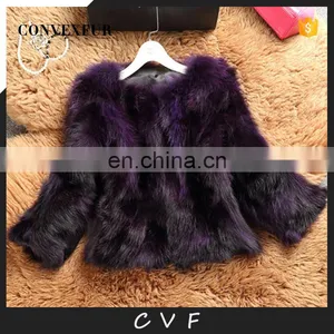 Newest Pattern Tongxiang Fur Genuine Raccoon Fur Loose Coat/garment thumbnail-1