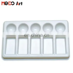10 Well Rectangular Plastic Palette for Painting thumbnail-1