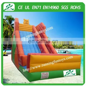 Lovely Bear Themed Park Inflatable Jumping Slide Combo thumbnail-2