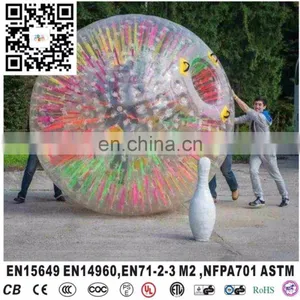 Giant Inflatable Zorb Ball For Sale Football Inflatable Body Zorb Ball For Human Bowling For Adults Children thumbnail-3