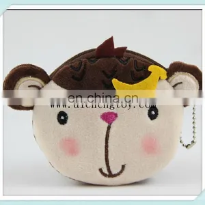 Factory Custom Fashion Soft Plush Monkey Wallet thumbnail-1