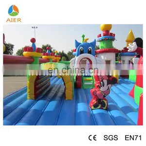 2016 Good Quality CE Certificated Inflatable Bouncy Play Combo/luxury Giant Inflatable Fun City thumbnail-2