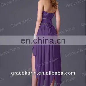 2015 Grace Karin 2 Colors Short Front and Long Back Off Shoulder Cocktail Dresses CL4094-1# thumbnail-2