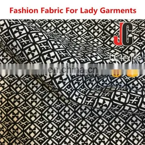 Polyester Printed Fabric Screen Print Simple Design Women's Shirt thumbnail-3