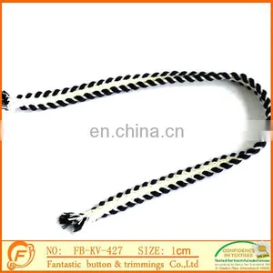 2017 Hot Fashion Fantastic Black and White Mix Color Weave Fashion Braid for Clothes Dress thumbnail-1