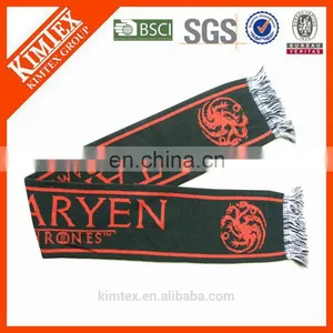 Promotional Poland Custom Woven Knitted Football Scarf thumbnail-2