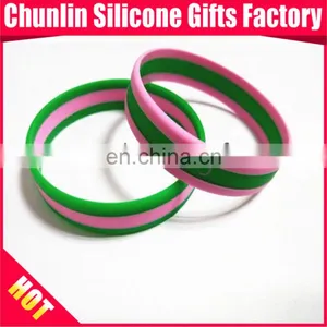 Hot Selling Blank Layers Silicone Slap Bracelets thumbnail-2