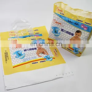 Factory Price Plastic Diaper Handle Bag thumbnail-1