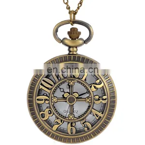 Men Mechanical Wind Hand Vintage Pocket Watch Steampunk NJ095 thumbnail-3