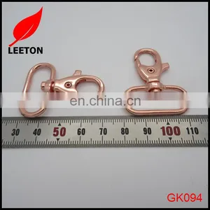 Factory Supply Shiny Rose Gold Snap Hook for Handbag thumbnail-2