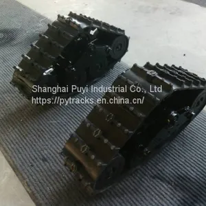 Small Rubber Track System Py-180 for Agricultural Machine/ Wheelchairs thumbnail-5