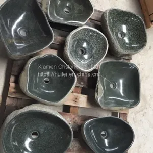 Black River Stone Sinks, River Stone Basins, Stone Sinks thumbnail-2