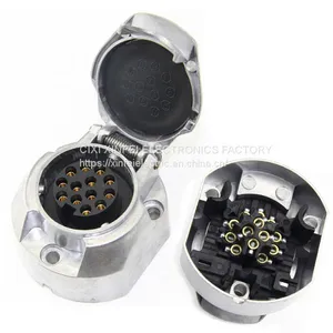 High Qualiyt 13pin Alu Trailer Socket for Truck thumbnail-1