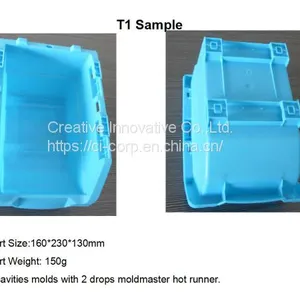 Electronic Precision Plastic Enclosure, Plastic Cover Molds, Injection Molding Housing thumbnail-1