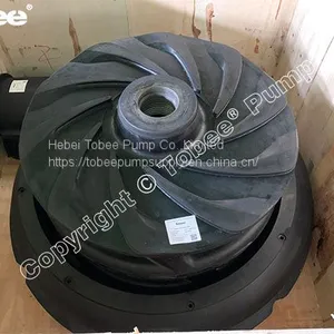 Tobee 10x8 Slurry Pump Rubber Spare Parts Impeller FAM8147R55 and Cover Plate Liner G8018SRTL1R55 thumbnail-3