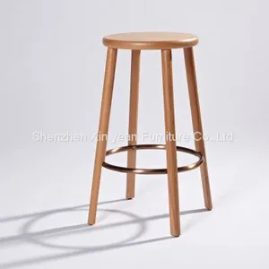 Solid Wood Bar Stool With Different Seat Height thumbnail-1
