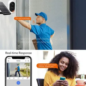 Eken 1080P WiFi Wireless Solar Camera With Security Camera IP PIR Alarm thumbnail-5