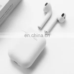 2020 Amazon Hot Sale I12 Maracoon Stereo Bass Music for Mobile IPX4 Mini Type-c Ear Buds Wireless Bluetooth Earphone thumbnail-7