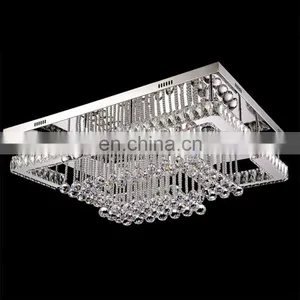 Square Crystal LED Ceiling Light Crystal Light Chandelier thumbnail-1
