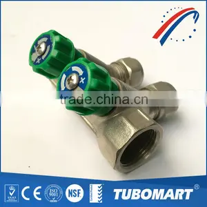 Professional Design Water Separator 45 Degree Brass Manifold for Floor System Parts thumbnail-4