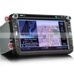 Erisin ES8405V 8 Inch 2 Din Car DVD Player for TIGUAN CADDY GOLF 5 thumbnail-4