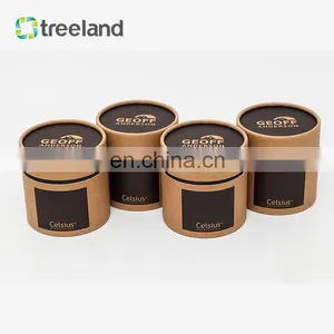 Bio-friendly Accessory Box Custom Kraft Paper Tube Brown Cardboard Tube Packaging thumbnail-3