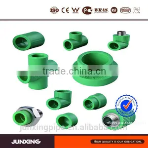 Green Color 20mm to 200mm DIN Standard Ppr Fittings Dimension thumbnail-1