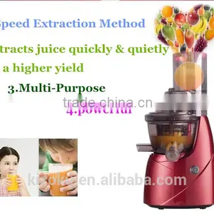 Whole Apple Feed Mouth Slow Juicer/Stainless Steel Pomegranate Juicing as See on TV thumbnail-4