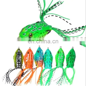 Fishing Lures Frog Topwater Soft Booby Trap Frog 15 g / 6 cm Snakehead Fish Bait False Bait Bionic Bait Wobblers Fishing Gear thumbnail-1