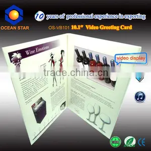 10.1'' LCD Screen Video Greeting Card With 256MB Memory thumbnail-3