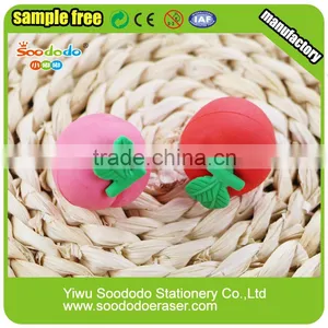Mini 3D Apple Shaped Eraser for Baby thumbnail-1