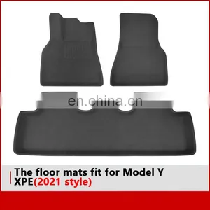 2021 Style 3D Floor Mats for Tesla Model y Car Parts Easy to Wash thumbnail-2