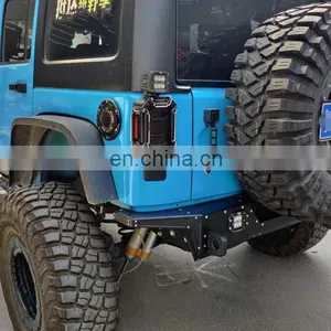 Aluminum Rear Bumper Protector Accessories for Jeep Wrangler JK 2007 Accessories thumbnail-3