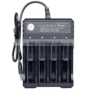 Battery Charger USB Lithium 18650 Rechargeable Li-ion Power Battery Chargers Universal USB Adapter Charging Box Power Bank thumbnail-4
